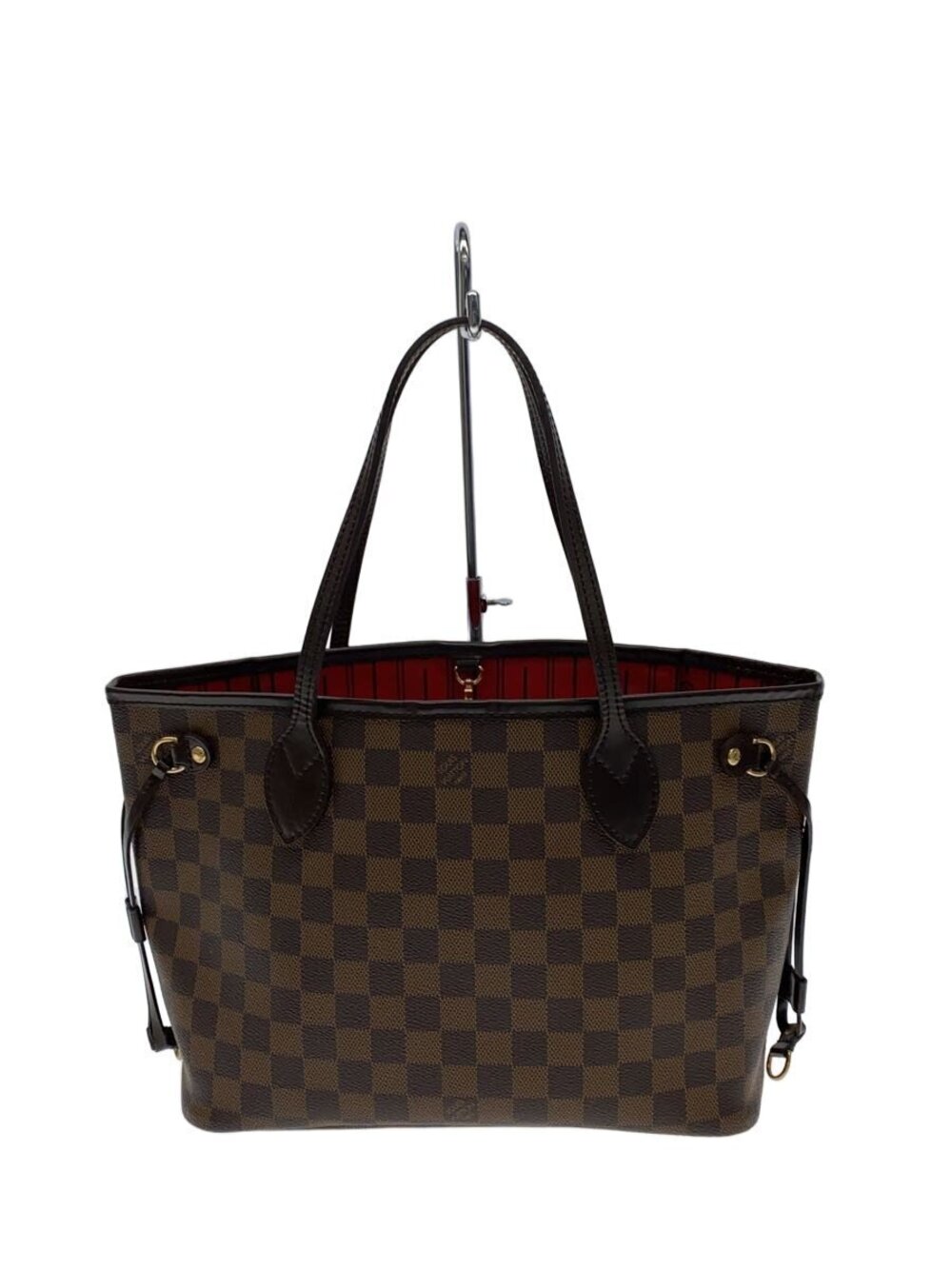Louis Vuitton Neverfull Monogram Canvas Peony Over Tote Bag Rose Pink Brown